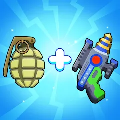 Скачать взломанную Merge Weapons：Air Island TD  [МОД Все открыто] - последняя версия apk на Андроид