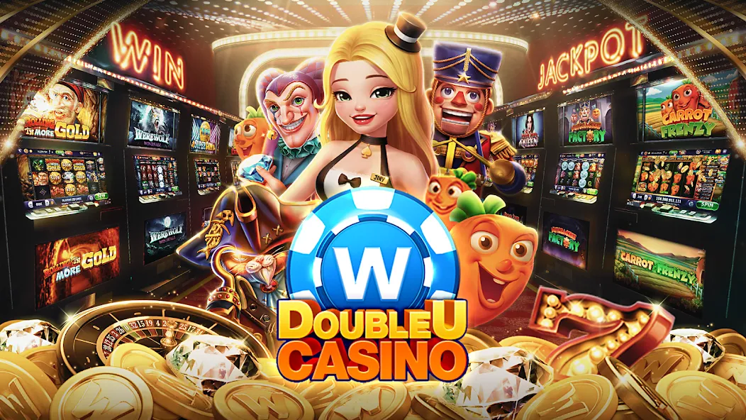 DoubleU Casino™ - Vegas Slots (ДаблЮ Казино)  [МОД Menu] Screenshot 1