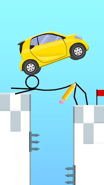 Draw 2 Bridge: Draw Save Car (Дроу 2 Бридж)  [МОД Unlimited Money] Screenshot 4