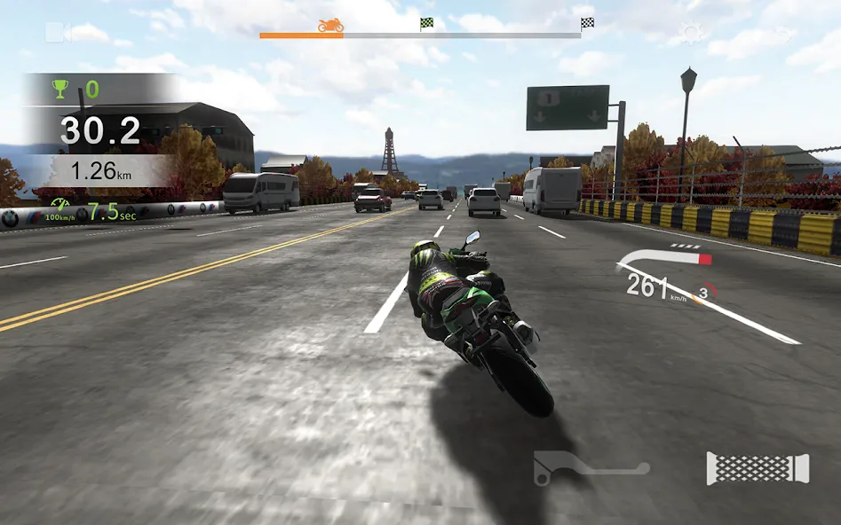 Real Moto Traffic (Реал Мото Трафик)  [МОД Бесконечные деньги] Screenshot 4