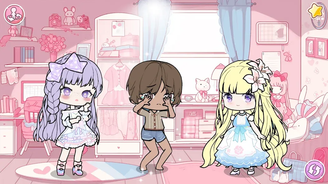 YOYO Doll School life Dress up (ЙОЙО Лайф ворлд)  [МОД Меню] Screenshot 3