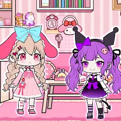 Взломанная YOYO Doll School life Dress up (ЙОЙО Лайф ворлд)  [МОД Меню] - полная версия apk на Андроид