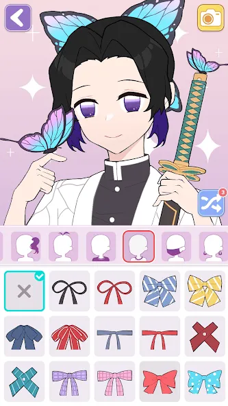 Vlinder Avatar Maker: dress up  [МОД Много монет] Screenshot 4