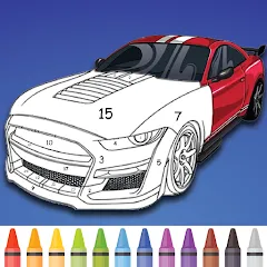 Взлом Cars Color By Number (Цветные машины по номерам)  [МОД Меню] - последняя версия apk на Андроид