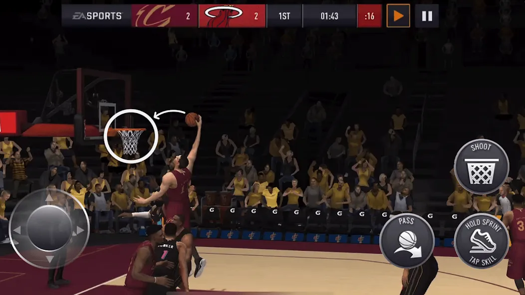 NBA Live Asia (НБА Лайв)  [МОД Unlimited Money] Screenshot 4