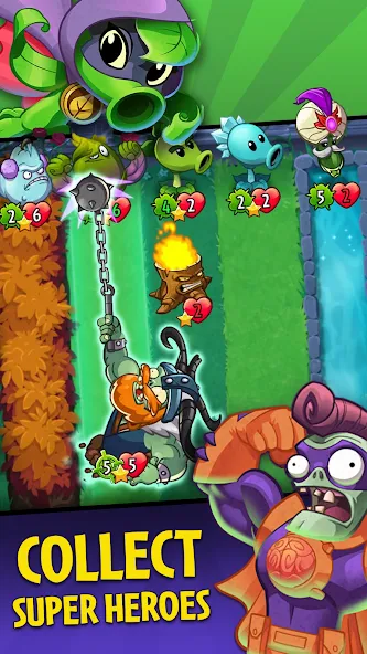 Plants vs. Zombies™ Heroes  [МОД Бесконечные деньги] Screenshot 1