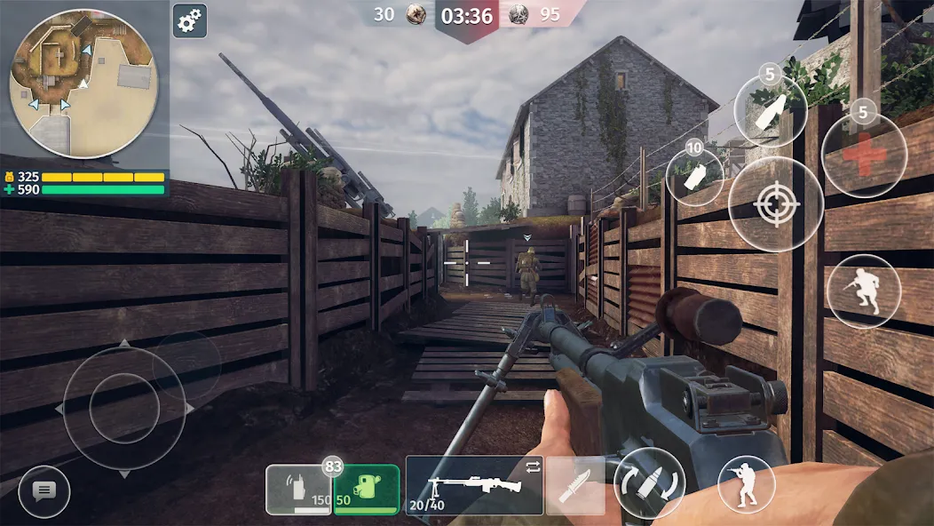 World War 2: Shooting Games (Вторая мировая война)  [МОД Много монет] Screenshot 5