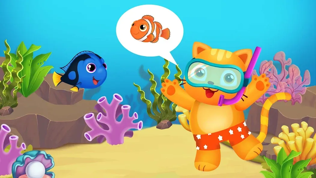 Baby Aquarium - Fish game  [МОД Unlimited Money] Screenshot 3