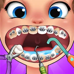 Взломанная Dentist games  [МОД Mega Pack] - полная версия apk на Андроид