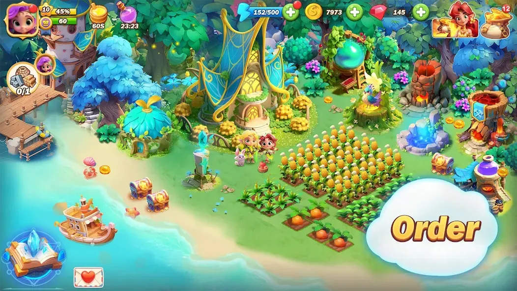 Pixie Island - Farming Game (Пикси Айленд)  [МОД Много монет] Screenshot 5