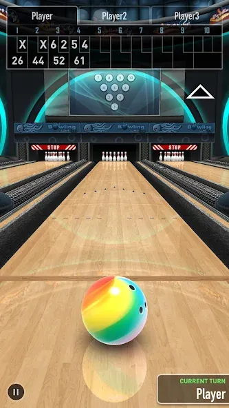 Bowling Game 3D (Боулинг игра 3D)  [МОД Бесконечные монеты] Screenshot 4