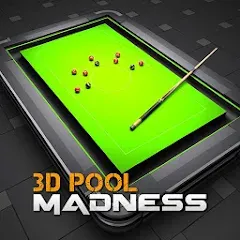 Взломанная 3D Pool Madness (Пул Безумие)  [МОД Много денег] - последняя версия apk на Андроид