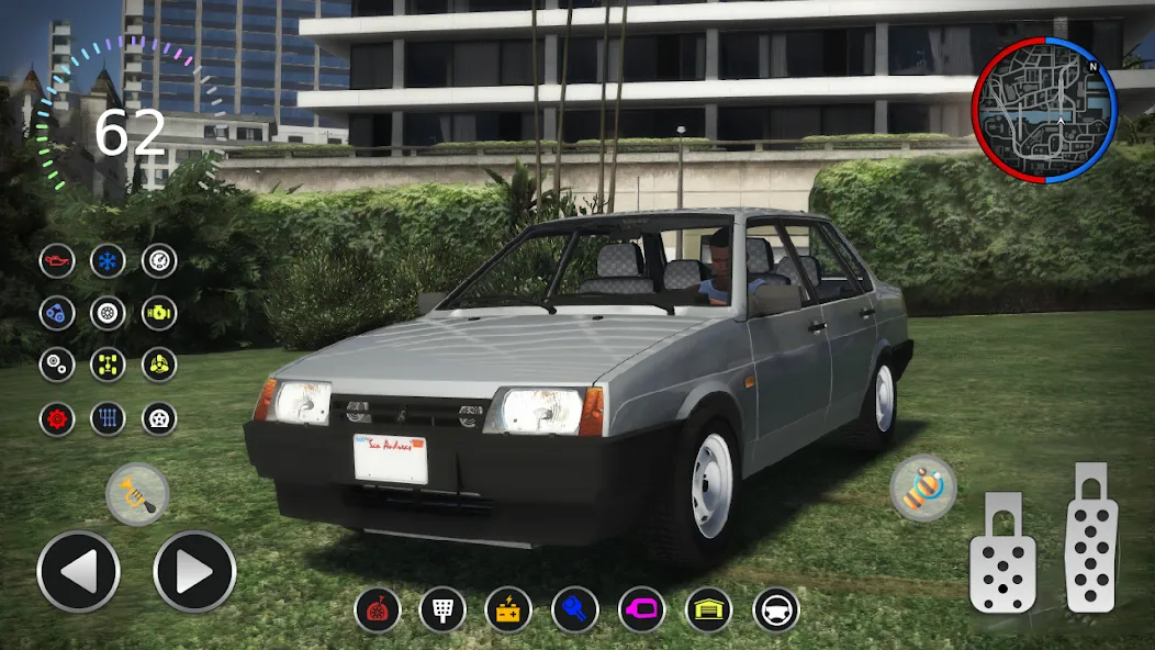 21099 Lada: Russian Racer Max  [МОД Бесконечные деньги] Screenshot 1