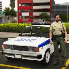 Скачать взлом Police Car Riders: VAZ 2107  [МОД Mega Pack] - полная версия apk на Андроид