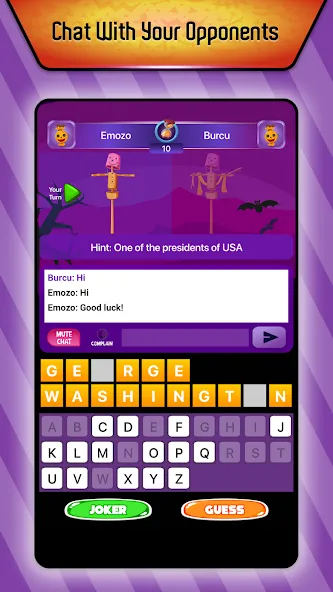 Online Hangman Word Game (Онлайн игра в слова Висельник)  [МОД Много денег] Screenshot 1