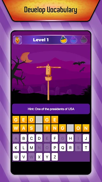 Online Hangman Word Game (Онлайн игра в слова Висельник)  [МОД Много денег] Screenshot 5