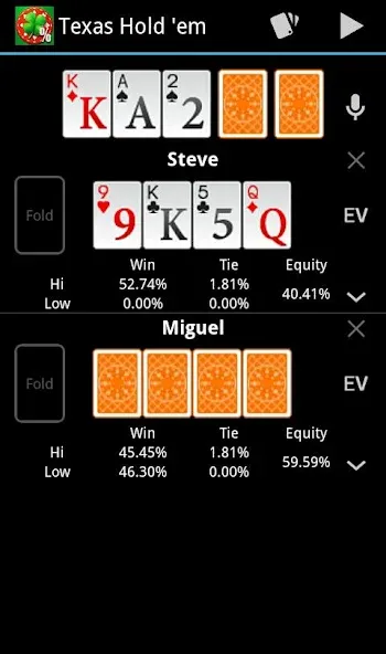 Poker Calculator  [МОД Menu] Screenshot 3