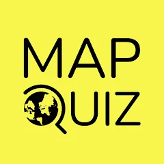 Скачать взломанную Map Quiz World Geography (Мап Квиз Всемирная География)  [МОД Много монет] - стабильная версия apk на Андроид