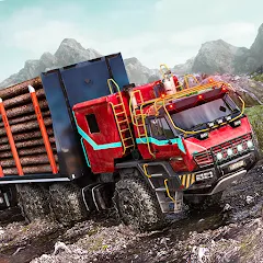 Скачать взломанную Offroad Mud Truck Driving Sim  [МОД Все открыто] - полная версия apk на Андроид