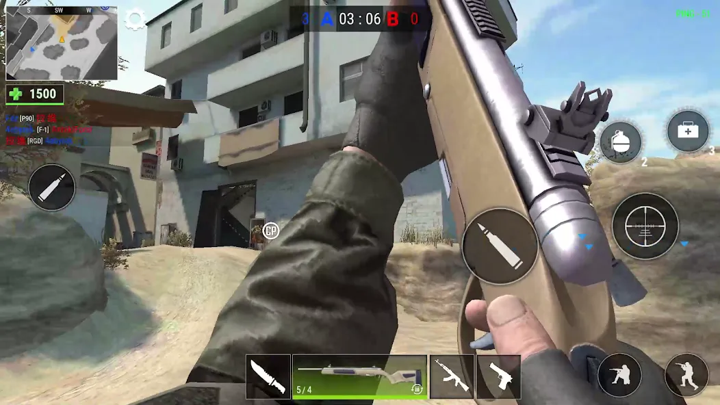 Modern Gun: Shooting War Games (Модерн Ган)  [МОД Unlocked] Screenshot 4