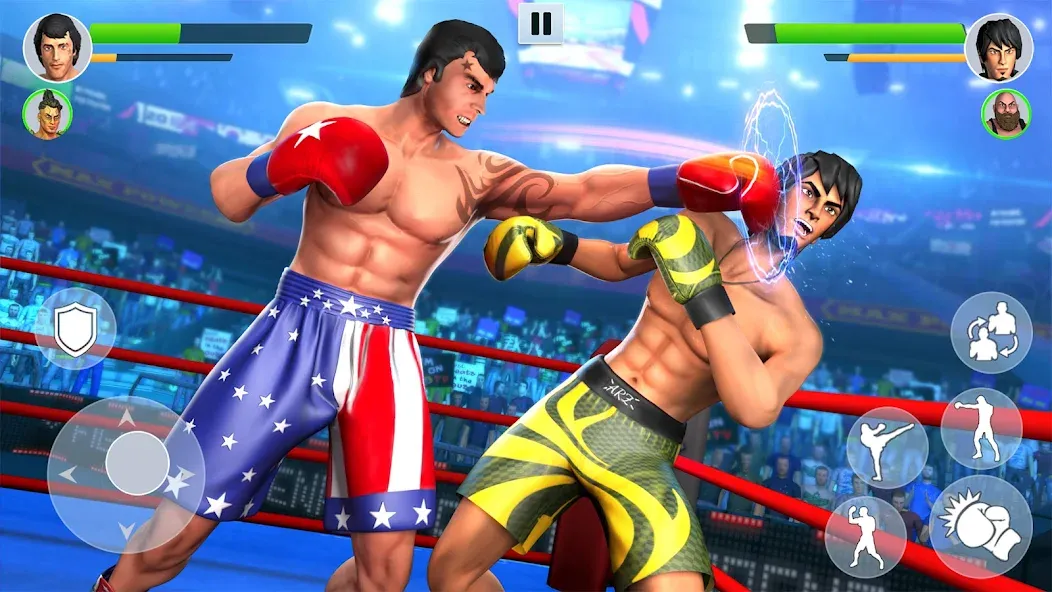 Boxing Heros: Fighting Games (Тэг Боксинг Игры)  [МОД Меню] Screenshot 4