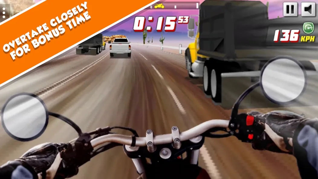 Highway Rider Extreme - 3D Mot (Хайвей Райдер Экстрим)  [МОД Mega Pack] Screenshot 3