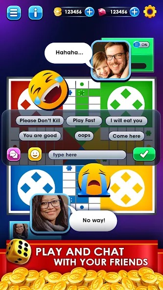 Ludo Online Multiplayer (Людо Онлайн Многопользовательская Игра)  [МОД Меню] Screenshot 3