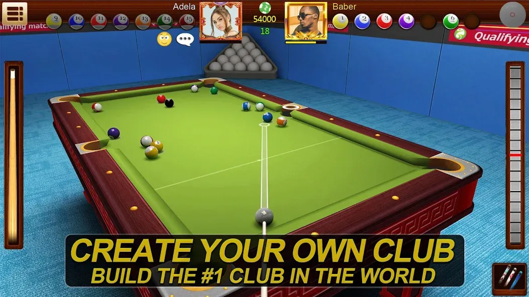 Real Pool 3D Online 8Ball Game (Реал Пул 3Д Онлайн 8Бол Гейм)  [МОД Menu] Screenshot 2