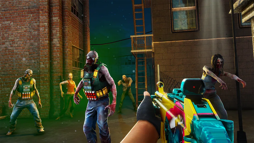 Zombination - FPS Zombie Games (Зомбинация)  [МОД Mega Pack] Screenshot 2