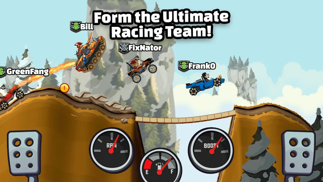 Hill Climb Racing 2 (Хилл Клаим Рейсинг 2)  [МОД Все открыто] Screenshot 5