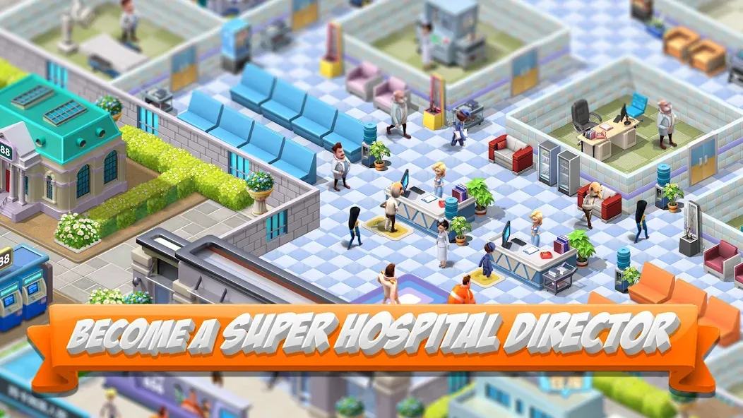 Sim Hospital2-Simulation (Сим Хоспитал2)  [МОД Unlimited Money] Screenshot 3