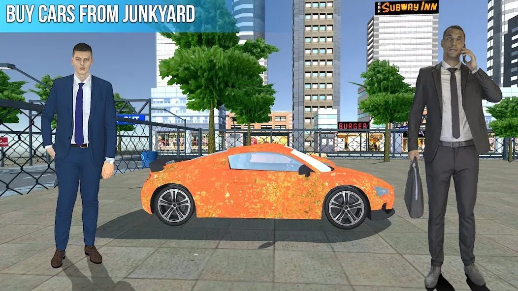 Used Car Dealers Job Simulator  [МОД Unlimited Money] Screenshot 2