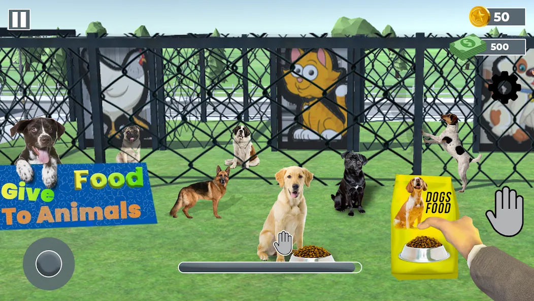 Animal Shelter: Pet Rescue 3D  [МОД Много денег] Screenshot 1