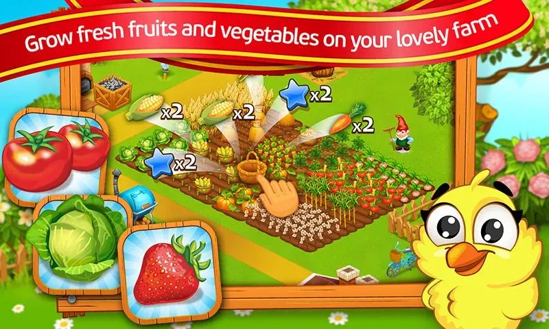 Farm Town: Cartoon Story  [МОД Много монет] Screenshot 5