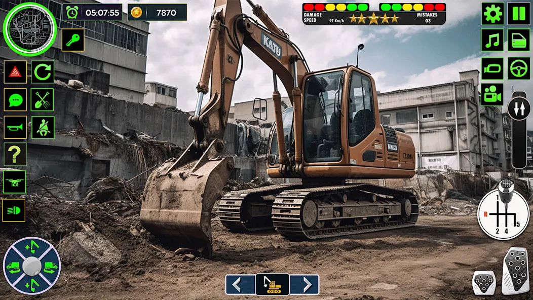 Real Road Construction Games (Реал Роад Конструкшн Геймс)  [МОД Бесконечные деньги] Screenshot 2