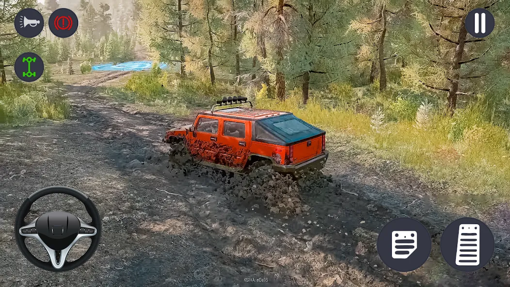 4x4 Jeep Offroad Car Driving (Джип Оффроуд Автомобиль Вождения)  [МОД Все открыто] Screenshot 4