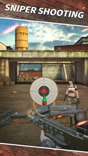 Sniper Shooting : 3D Gun Game  [МОД Unlocked] Screenshot 2