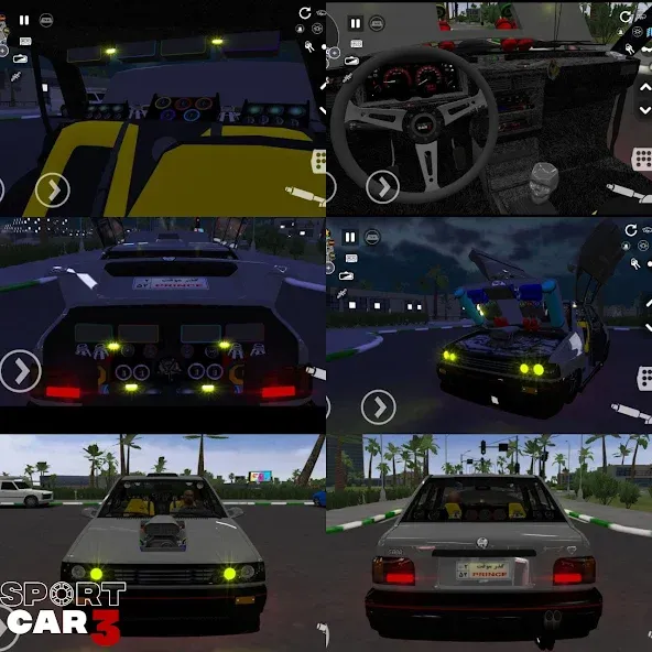 Sport car 3 : Taxi & Police - (Спорткар 3)  [МОД Бесконечные монеты] Screenshot 3