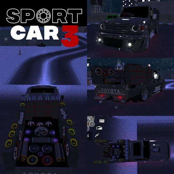 Sport car 3 : Taxi & Police - (Спорткар 3)  [МОД Бесконечные монеты] Screenshot 5