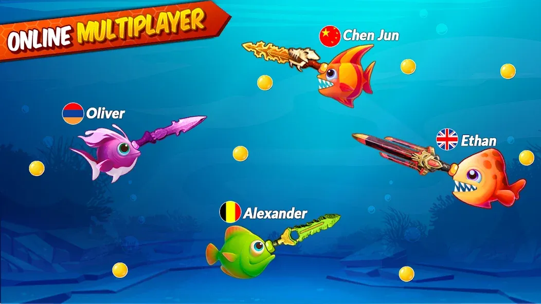 Big Eat Fish Games Shark Games  [МОД Unlocked] Screenshot 4