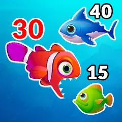 Скачать взломанную Big Eat Fish Games Shark Games  [МОД Unlocked] - полная версия apk на Андроид