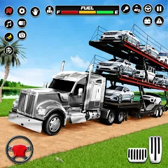 Взлом Car Transporter 3d:Truck Games  [МОД Бесконечные монеты] - последняя версия apk на Андроид