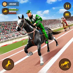 Скачать взломанную Horse Racing Game: Horse Games  [МОД Много монет] - последняя версия apk на Андроид