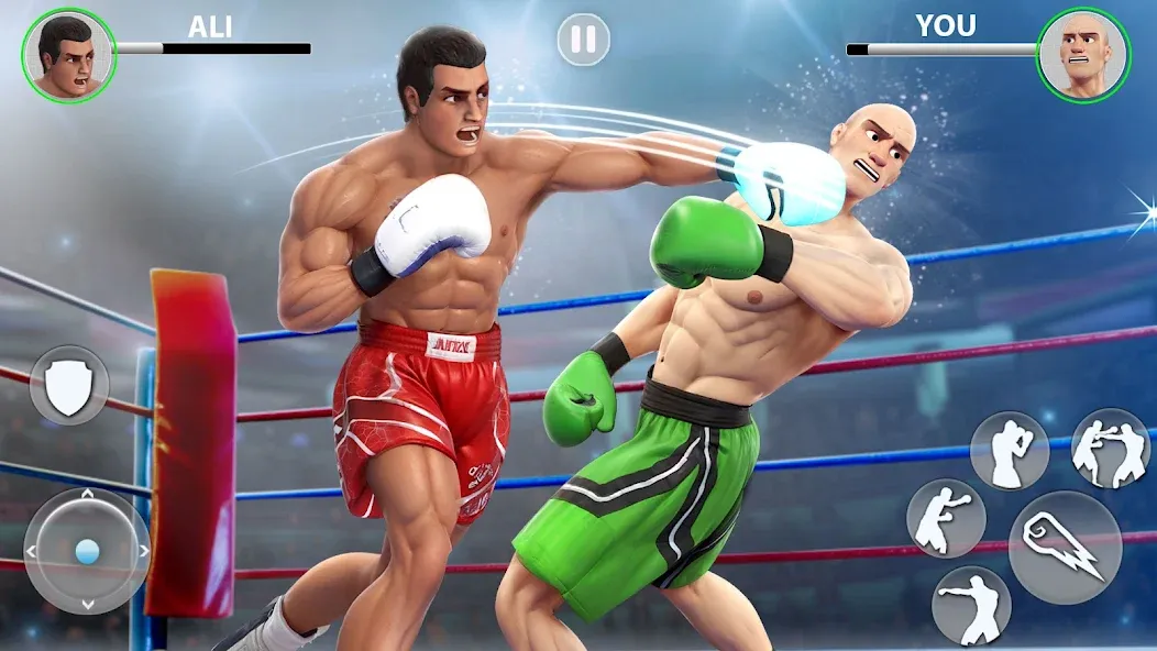 Kick Boxing Games: Fight Game  [МОД Много монет] Screenshot 2