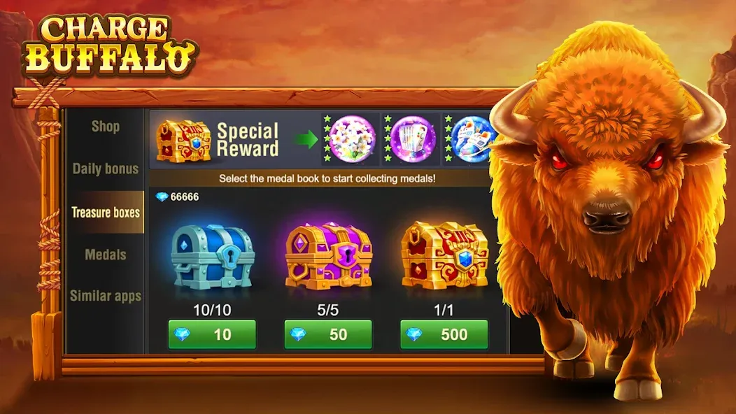 Charge Buffalo Slot-TaDa Games (Чардж Буффало Слот)  [МОД Все открыто] Screenshot 4