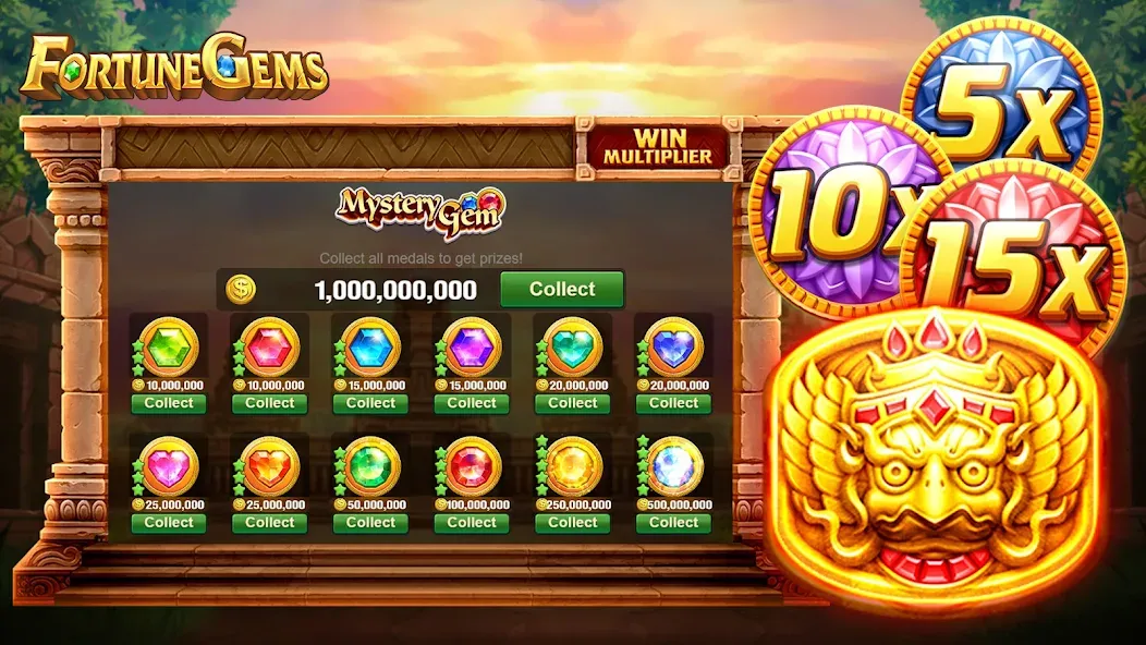 Slot Fortune Gems-TaDa Games (Слот Форчун Гемс)  [МОД Много монет] Screenshot 5