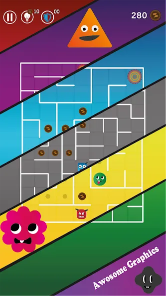 Maze Legend : A Cute Maze Game (Мейз Легенд)  [МОД Бесконечные монеты] Screenshot 2