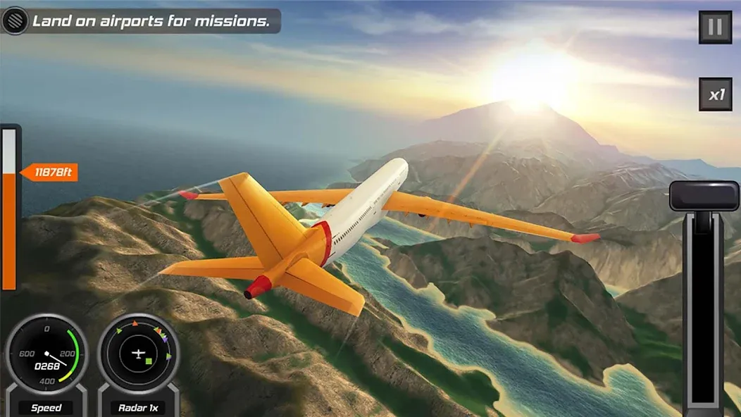 Flight Pilot: 3D Simulator  [МОД Unlimited Money] Screenshot 5