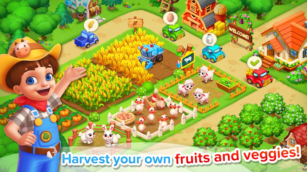 Family Farm Seaside  [МОД Mega Pack] Screenshot 1