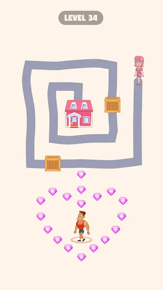 Draw To Home (Дроу Ту Хоум)  [МОД Бесконечные монеты] Screenshot 4